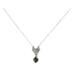 Dark Heart Valentine Necklace · Sterling Silver