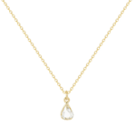 Tear of Joy Diamond Necklace 16" · 14K