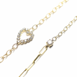 Sango Heart Bracelet Diamond · 14K