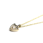 Shield Diamond Necklace · 14K
