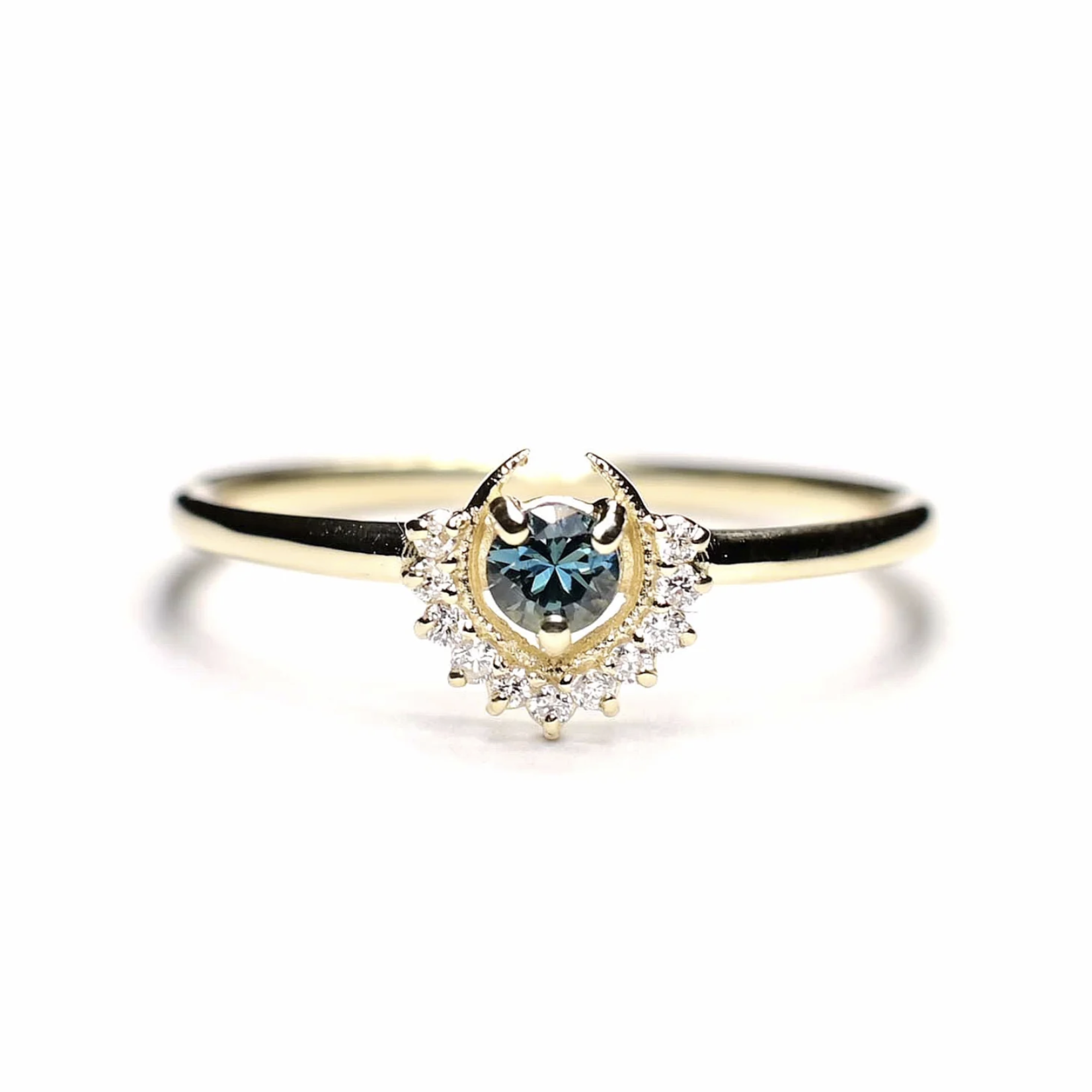 Tosia Diamond Tourmaline Ring · 14K · 7