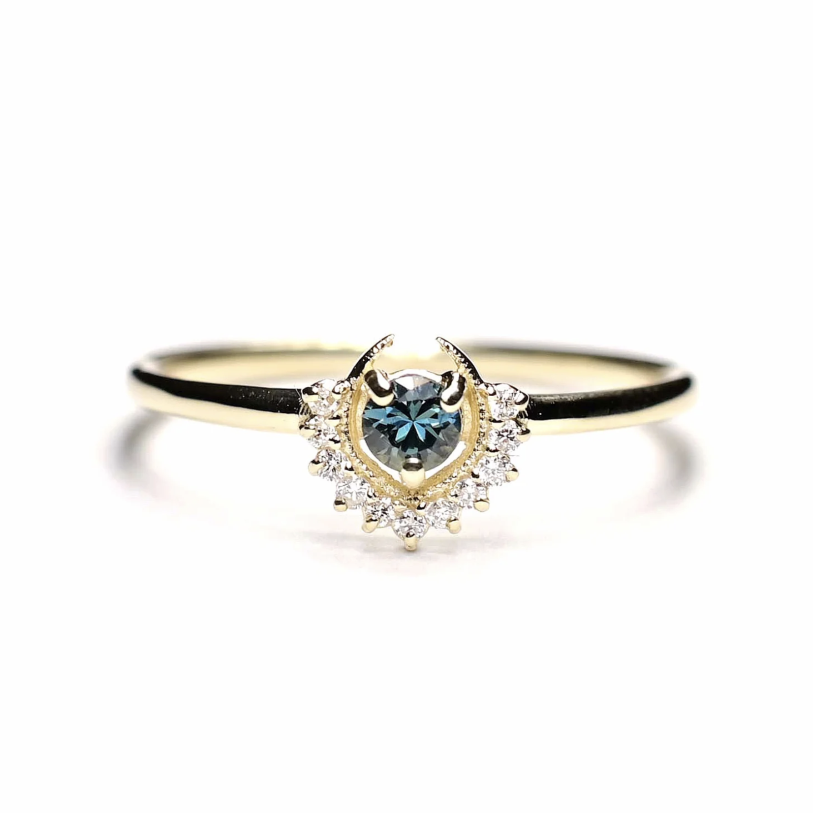 Tosia Diamond Tourmaline Ring · 14K ·