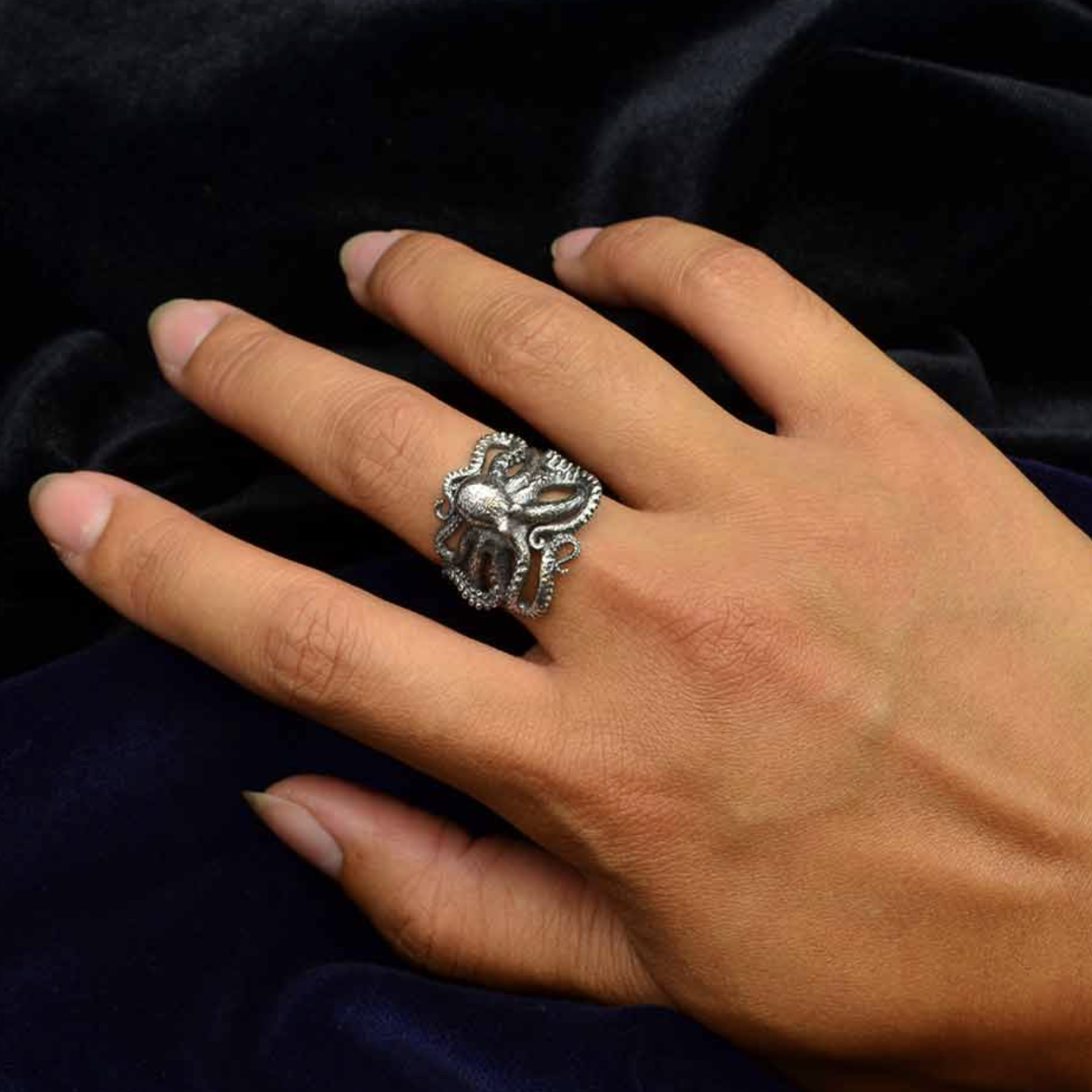 Octopus Ring · Sterling Silver