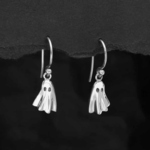 *Ghost Dangle Earrings · Silver