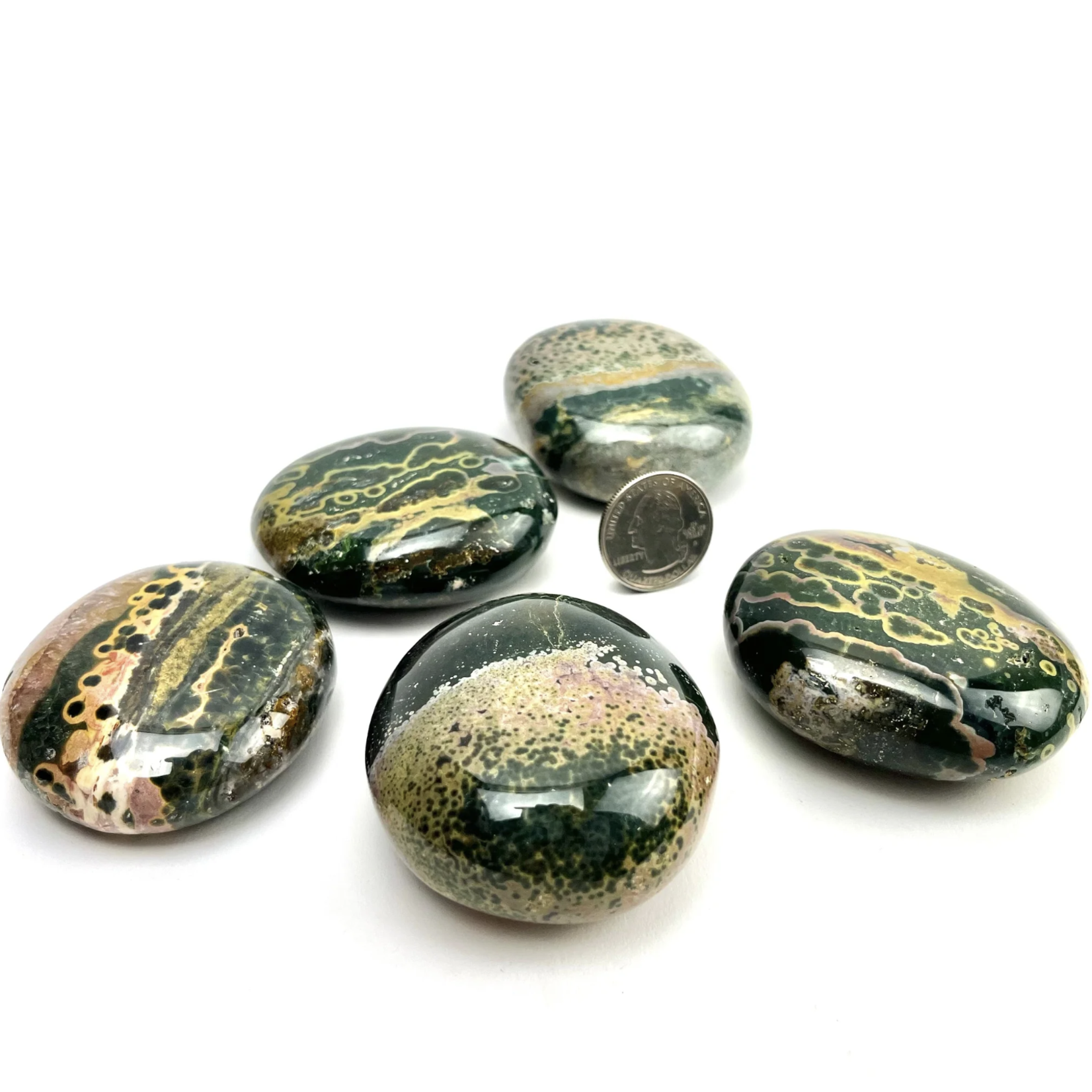 Ocean Jasper | Palm Stone | 50-60mm | Madagascar