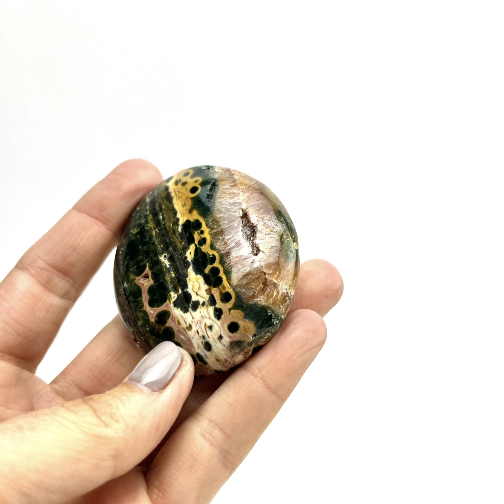 Ocean Jasper | Palm Stone | 50-60mm | Madagascar