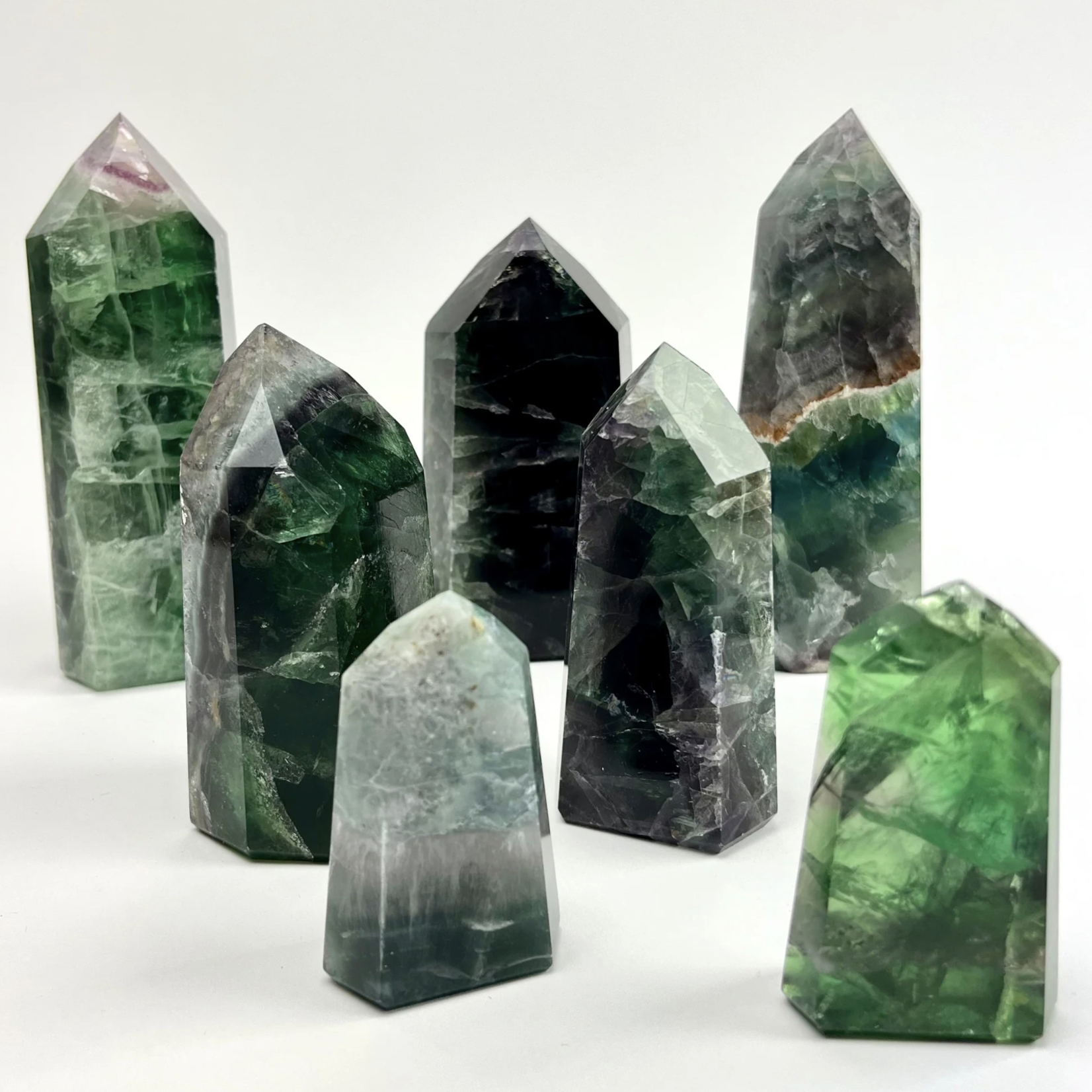 Modelo Fluorite | Polished Points | 120-140mm