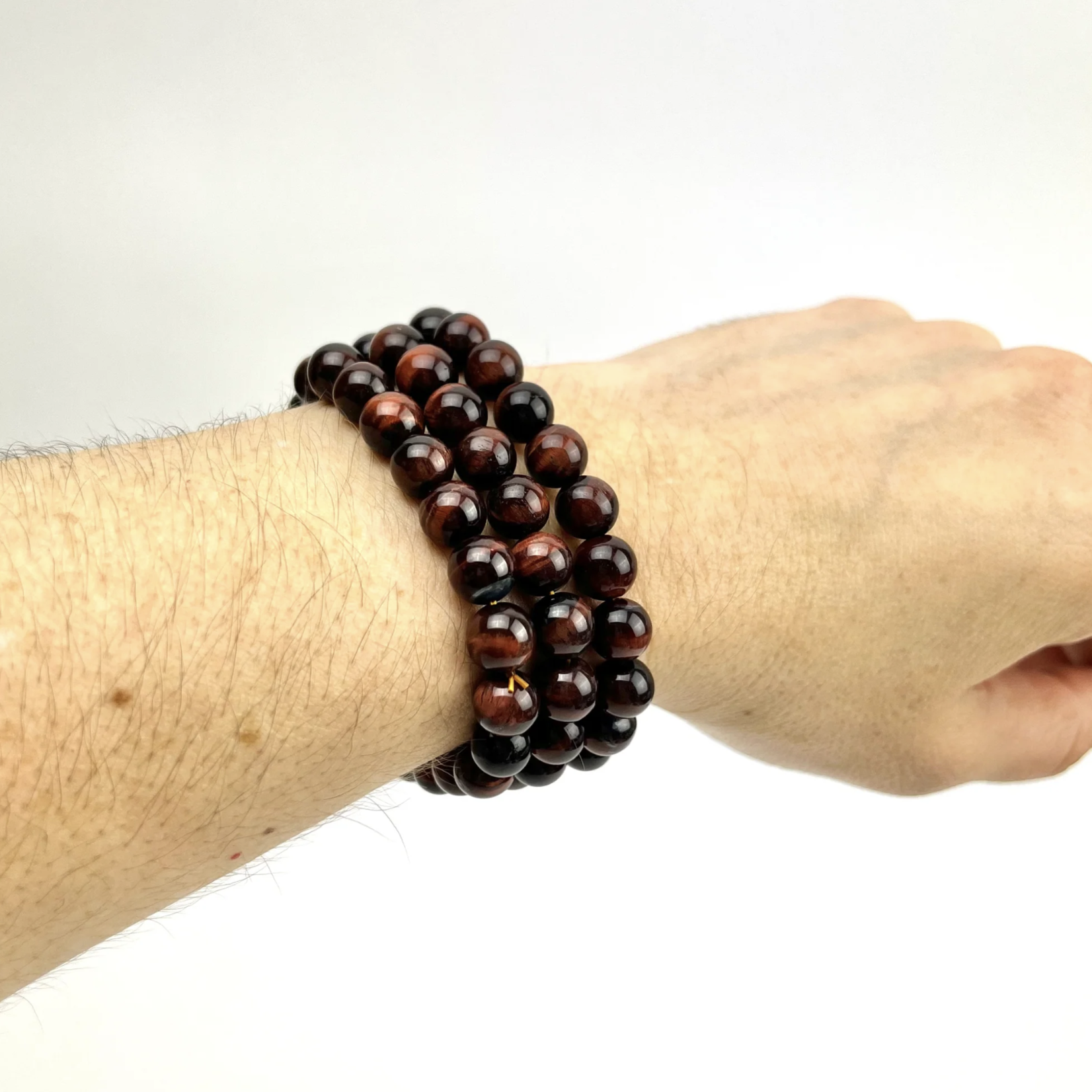 Healing Crystal Bracelet | Red Tiger Eye | 8-9mm