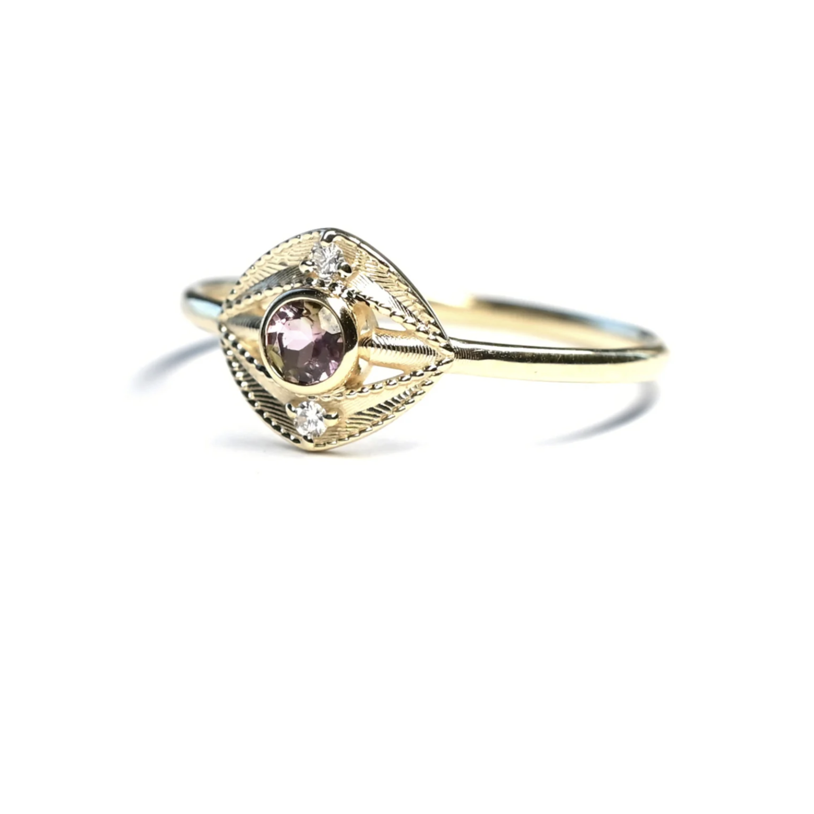 Staffa White Diamond Ring · 14K · 6
