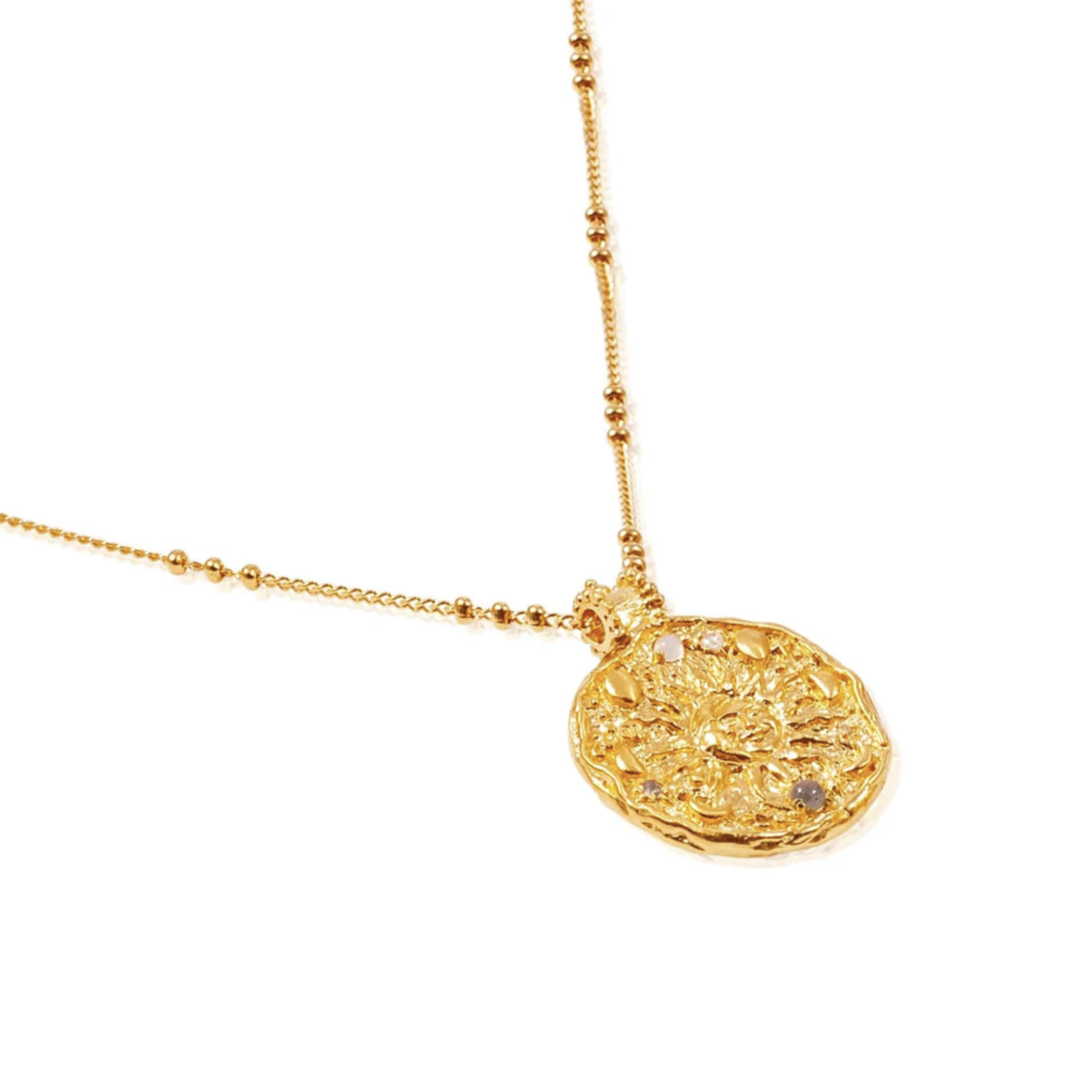 Sun & Moon Necklace · 22K Gold Vermeil