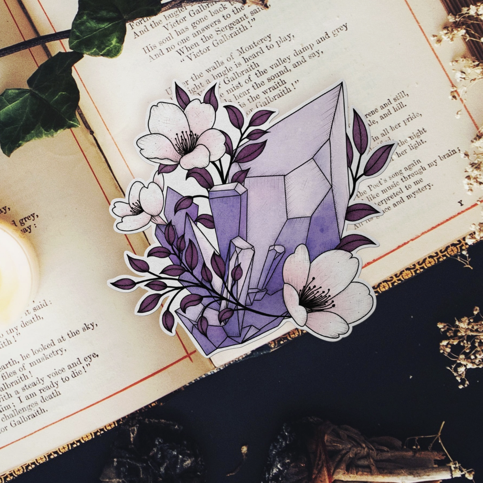 *Purple Crystal | Sticker