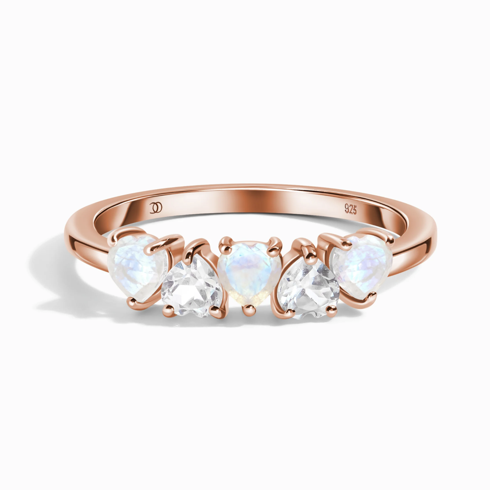 Crush On You Moonstone Ring · Rose Gold ·