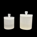 Selenite Jar with Lid | 15cm | Morocco