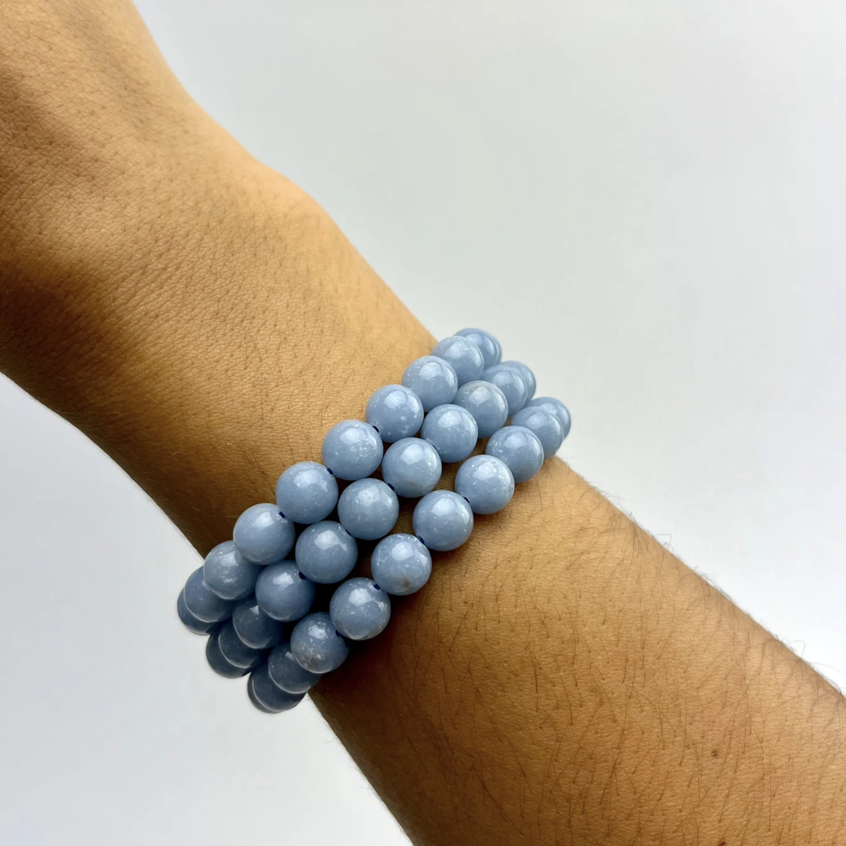 Healing Crystal Bracelet | Angelite | 7-8mm
