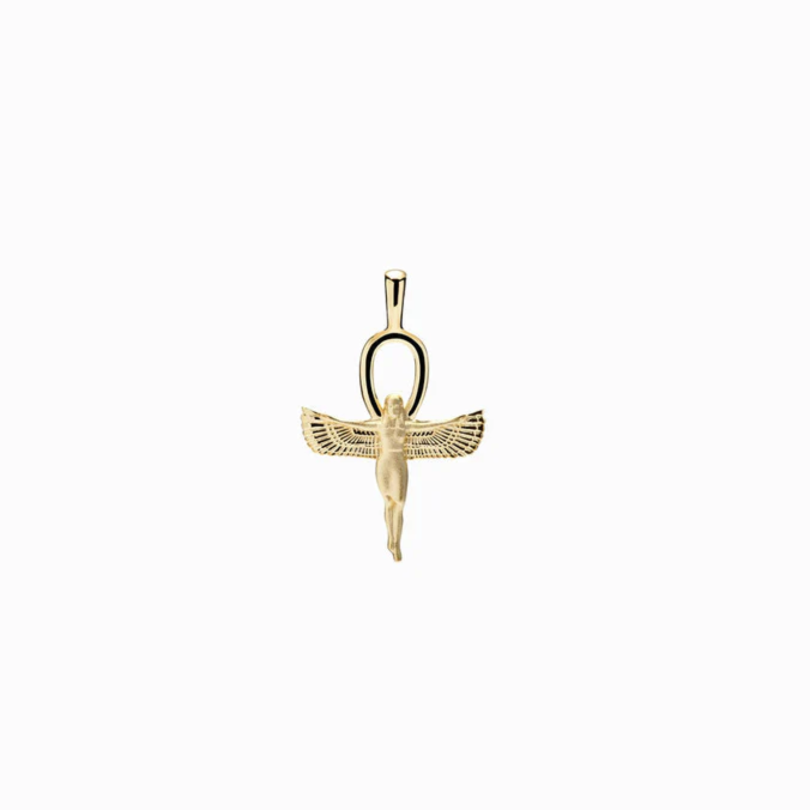*Ankh of Isis 16-18" Cable Chain Necklace · 14K Gold Vermeil