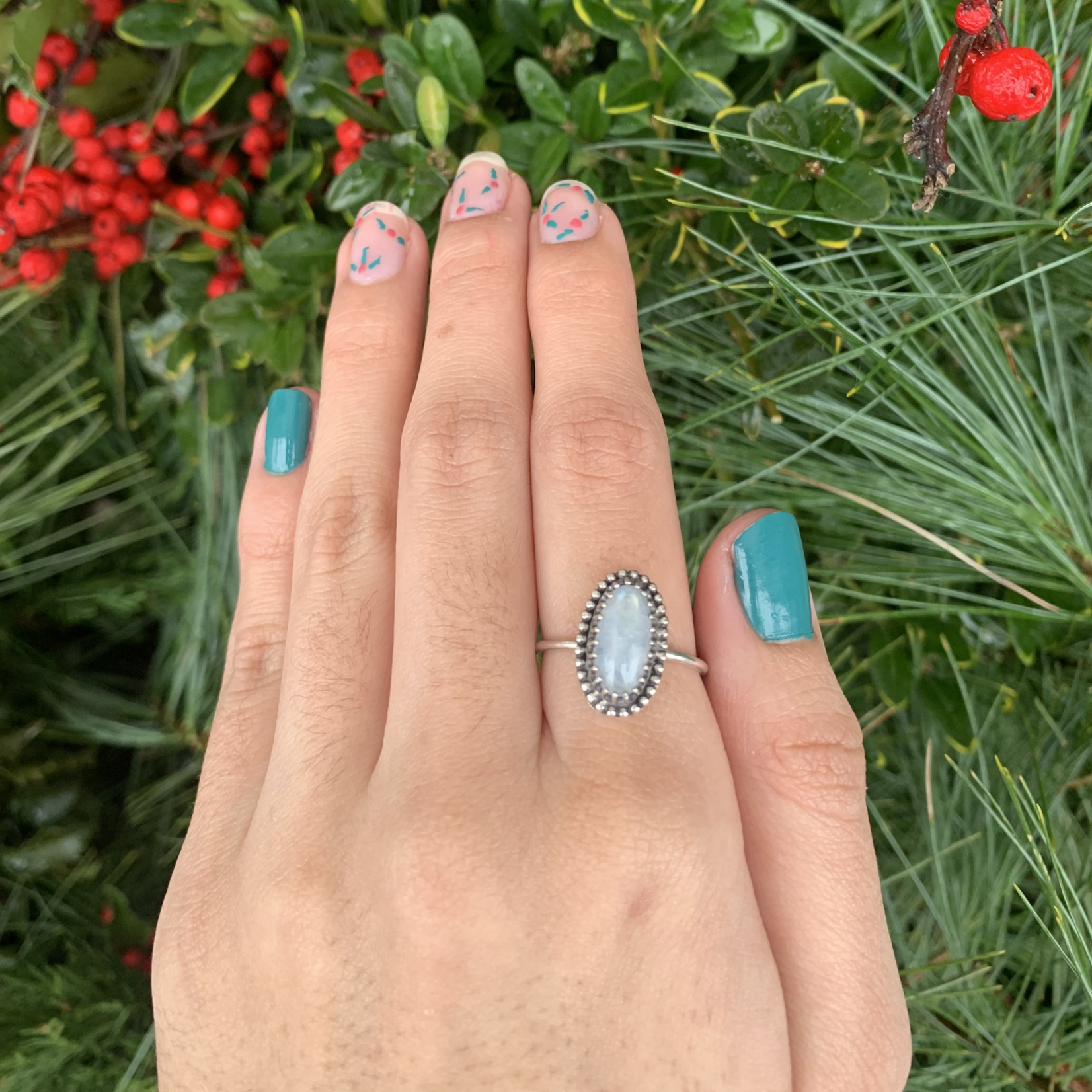 Moonstone Ring · Silver ·