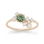 *Andromeda Green Sapphire Ring · 14K · 7