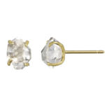 Herkimer Studs · 14K Gold