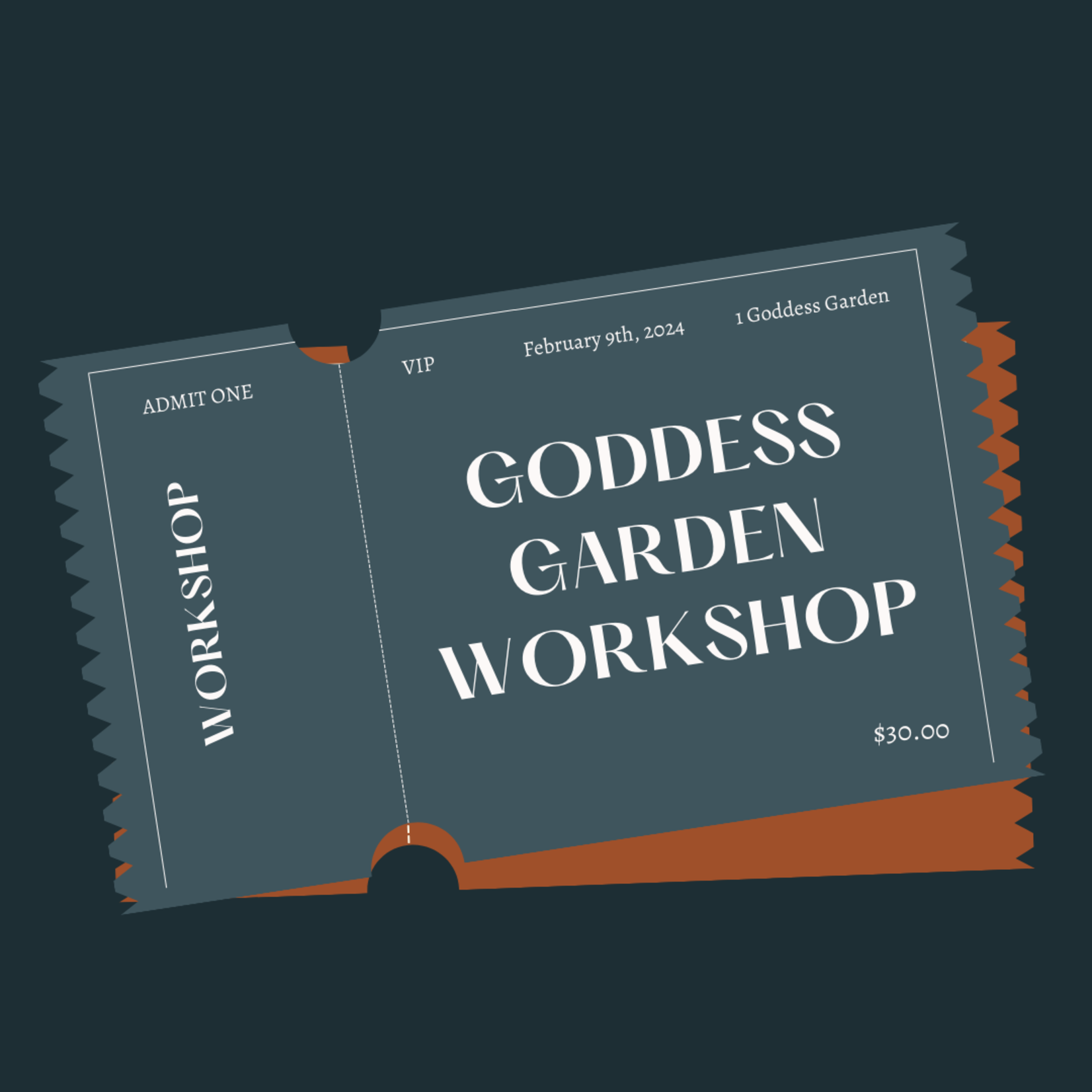Goddess Garden Workshop Ticket