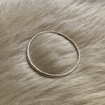 *Crescent Moon Bangle · Sterling Silver