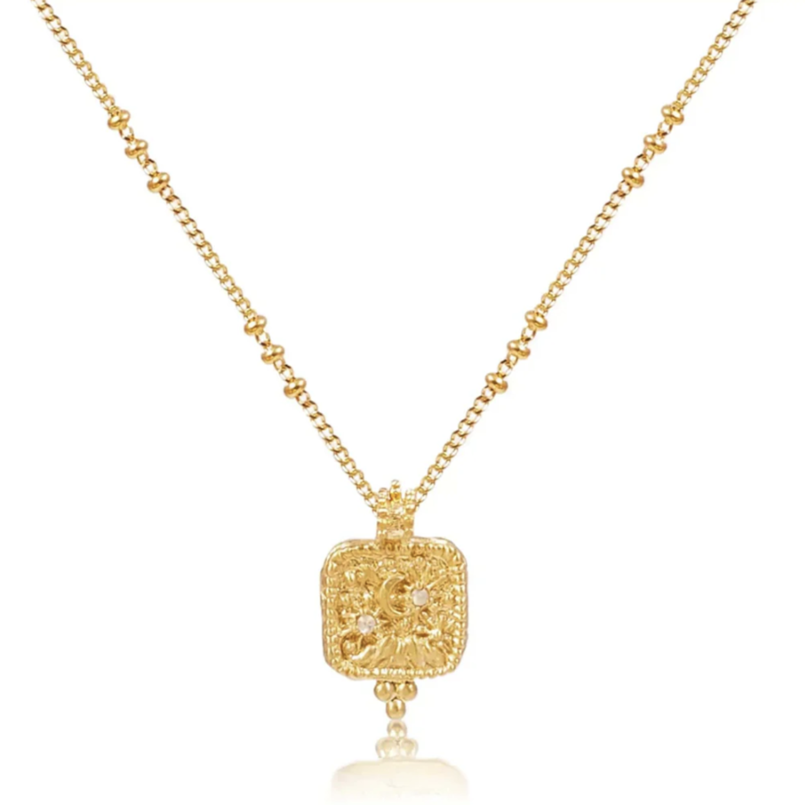 The Universe Has My Back Necklace · 22K Gold Vermeil