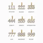 Angel Number · Pendant · Sterling Silver ·