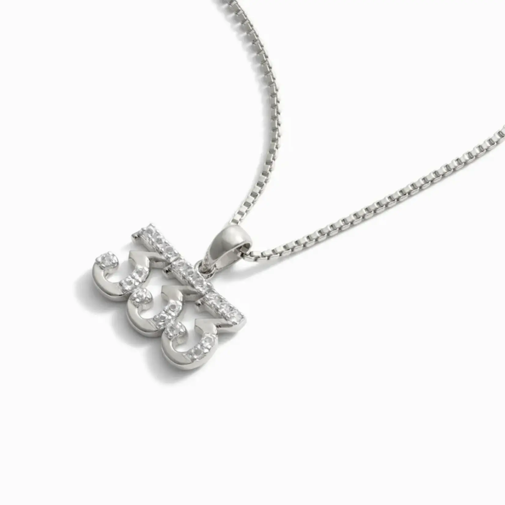 Angel Number Necklace 16-18" ·  Sterling Silver