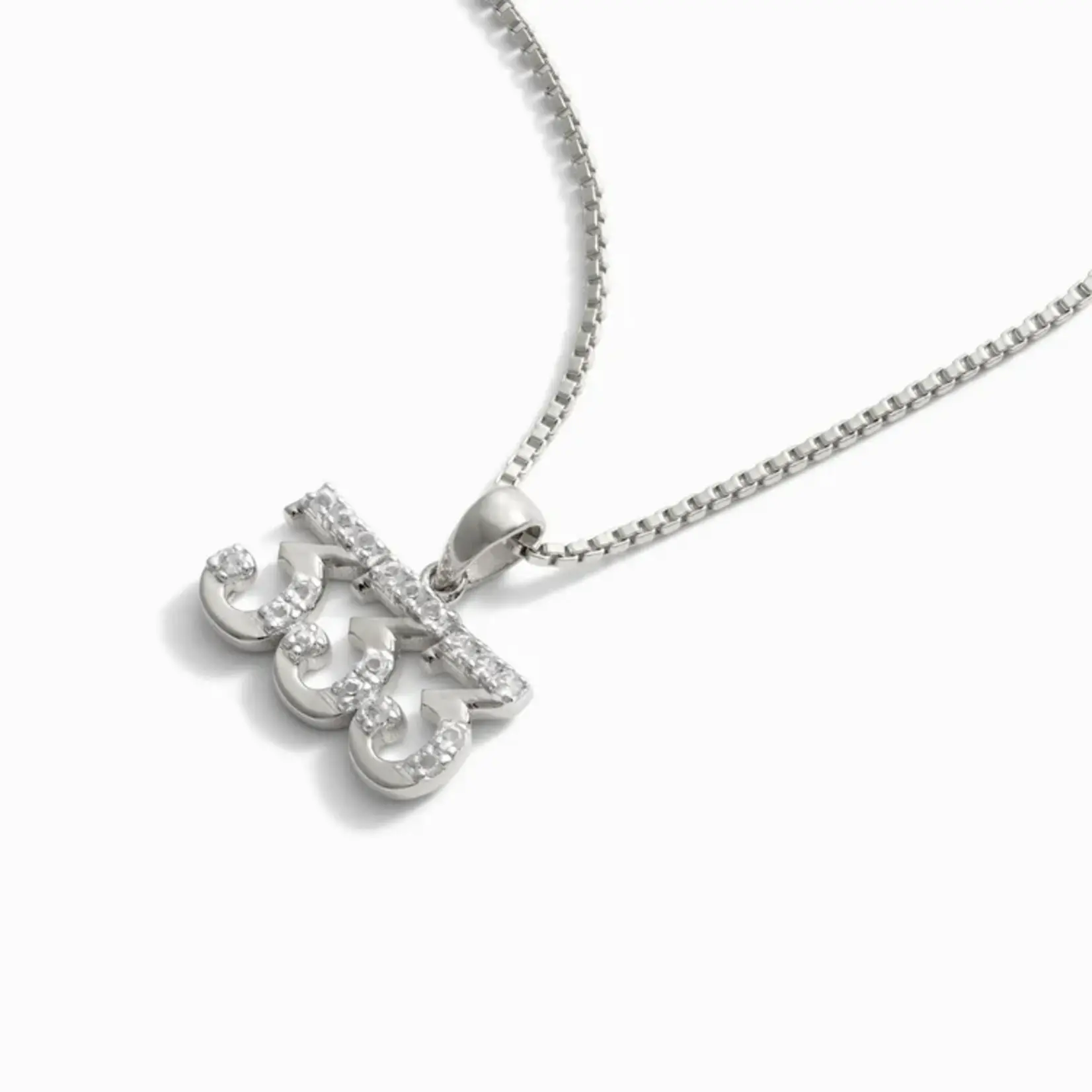 Angel Number · Pendant · Sterling Silver ·