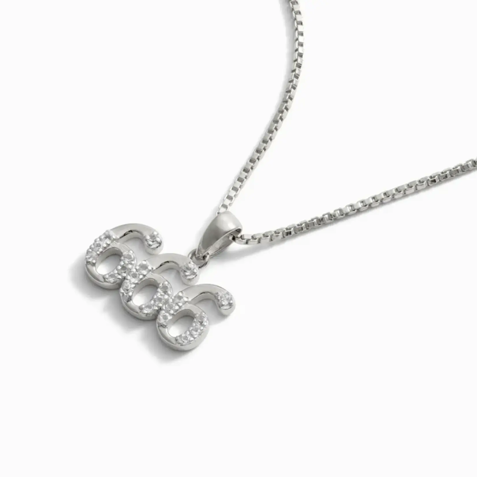 Angel Number · Pendant · Sterling Silver ·