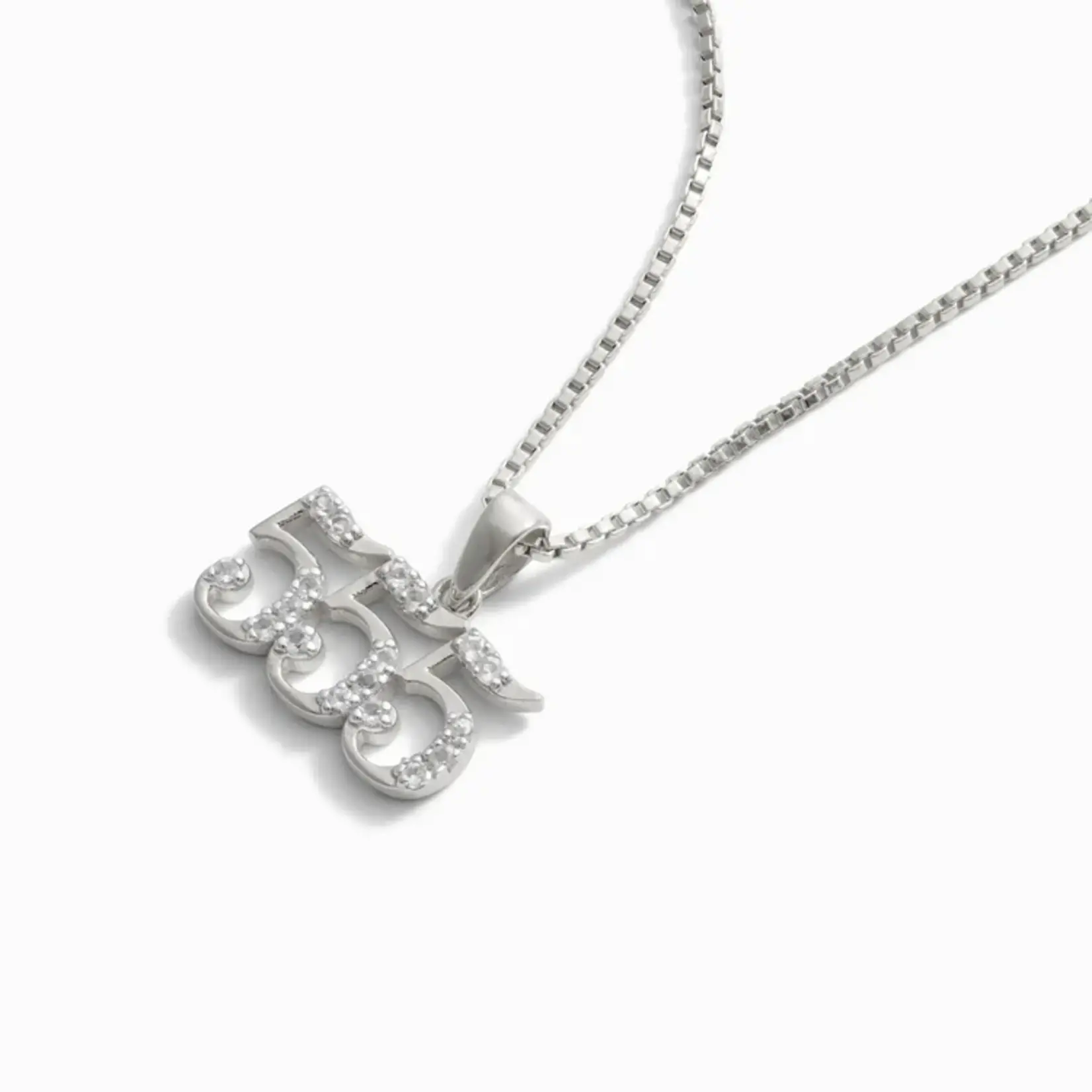 Angel Number · Pendant · Sterling Silver ·