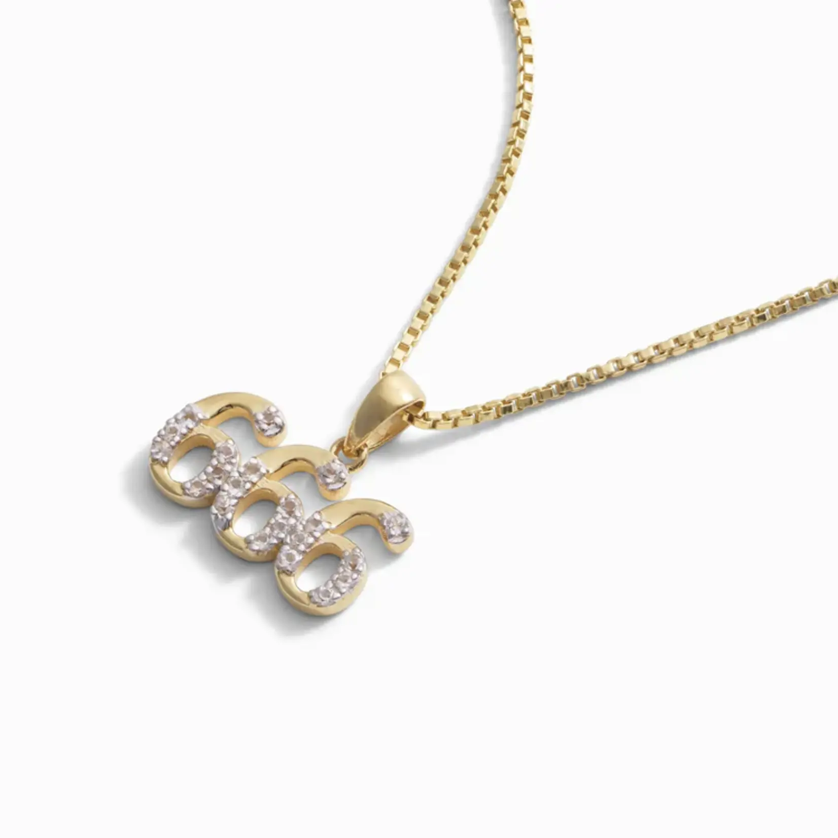 Angel Number · Pendant · 14K Gold Vermeil ·