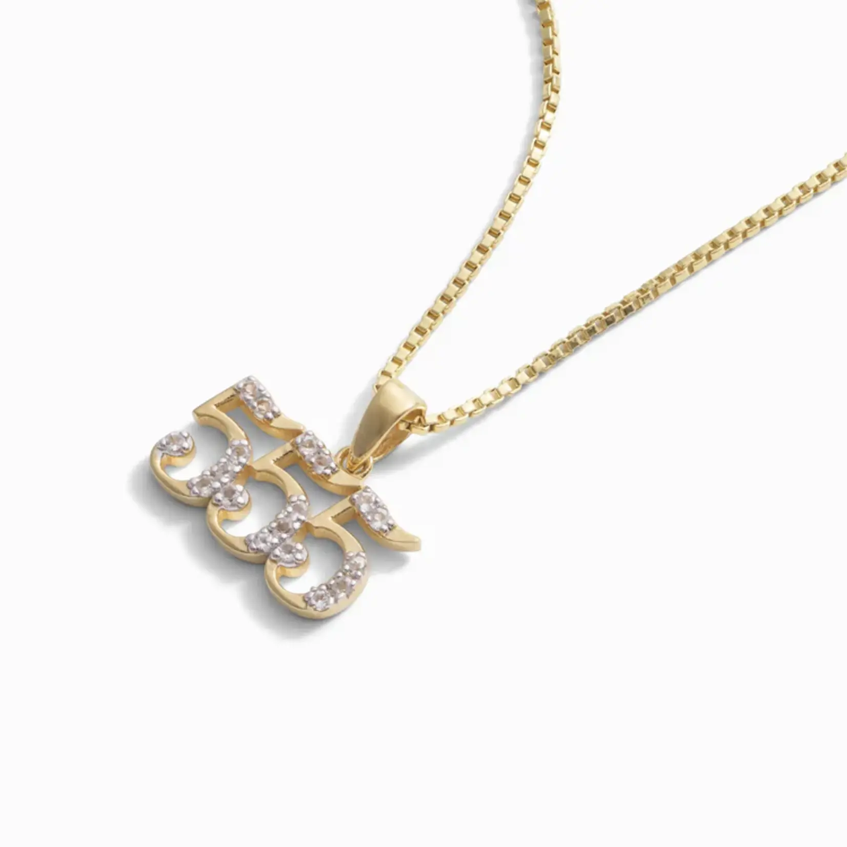 Angel Number · Pendant · 14K Gold Vermeil ·