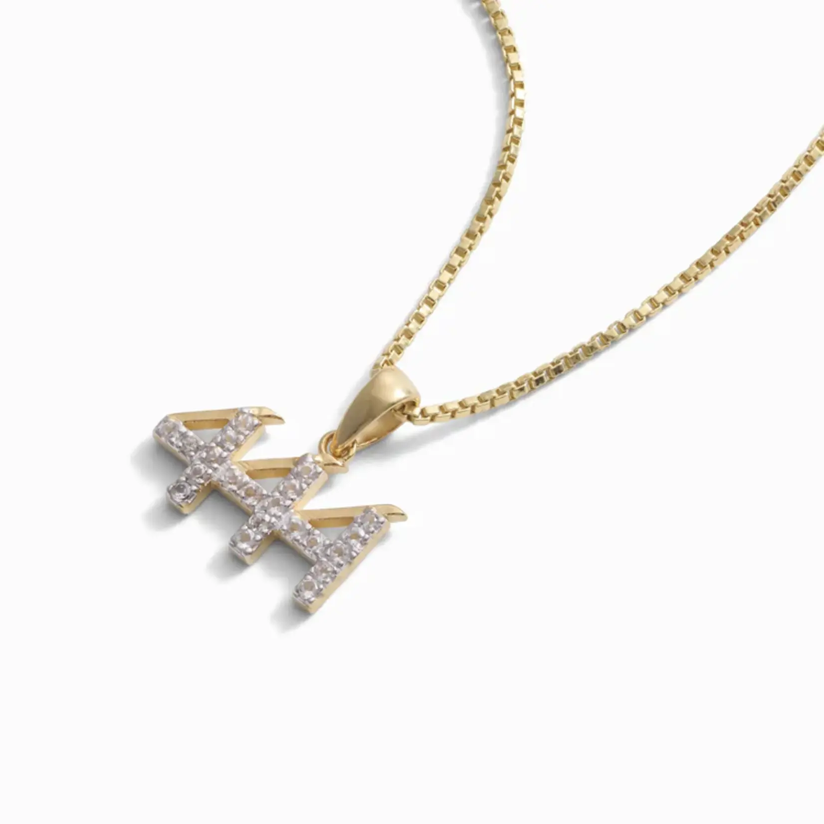 Angel Number · Pendant · 14K Gold Vermeil ·