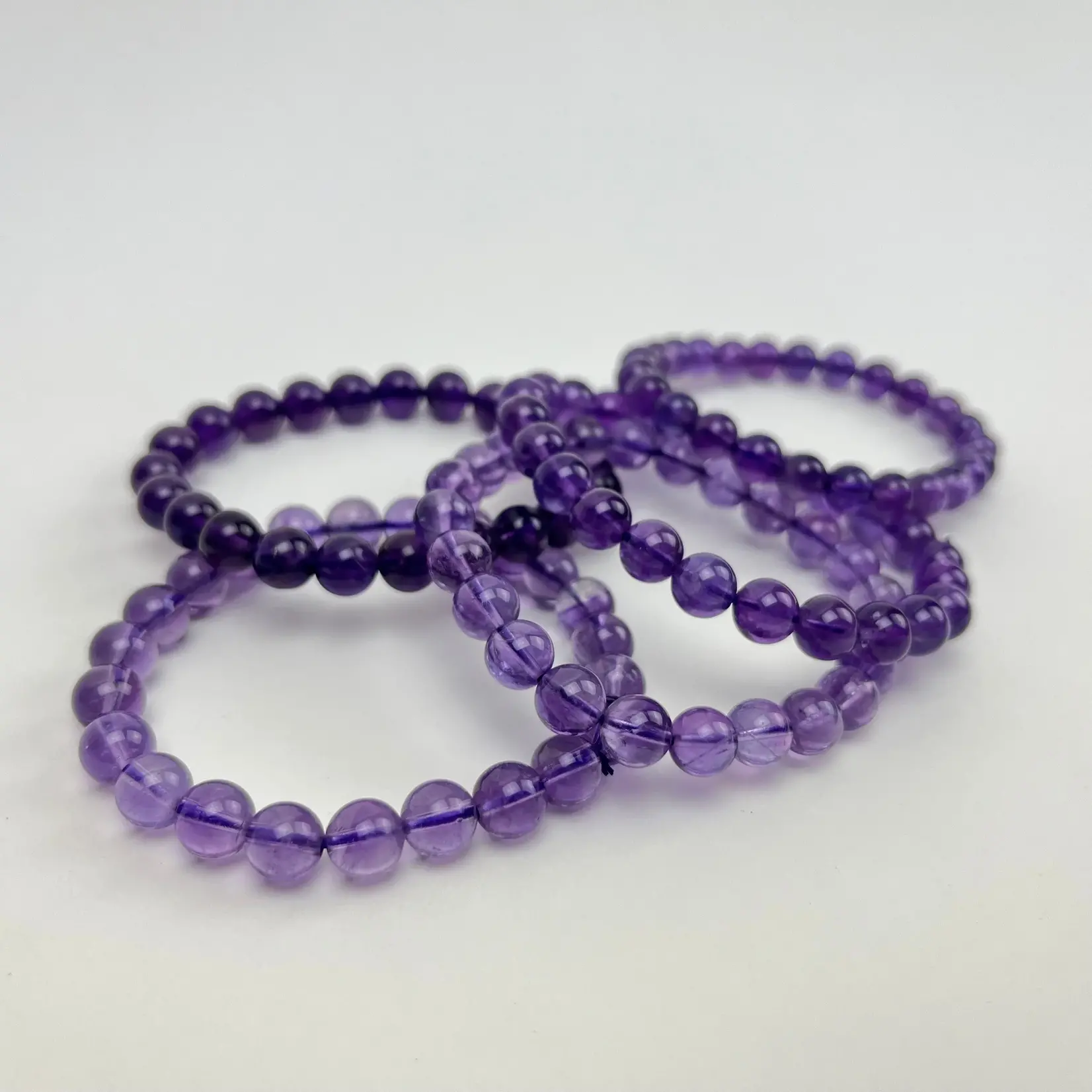 Healing Crystal Bracelet | Amethyst | 8-9mm