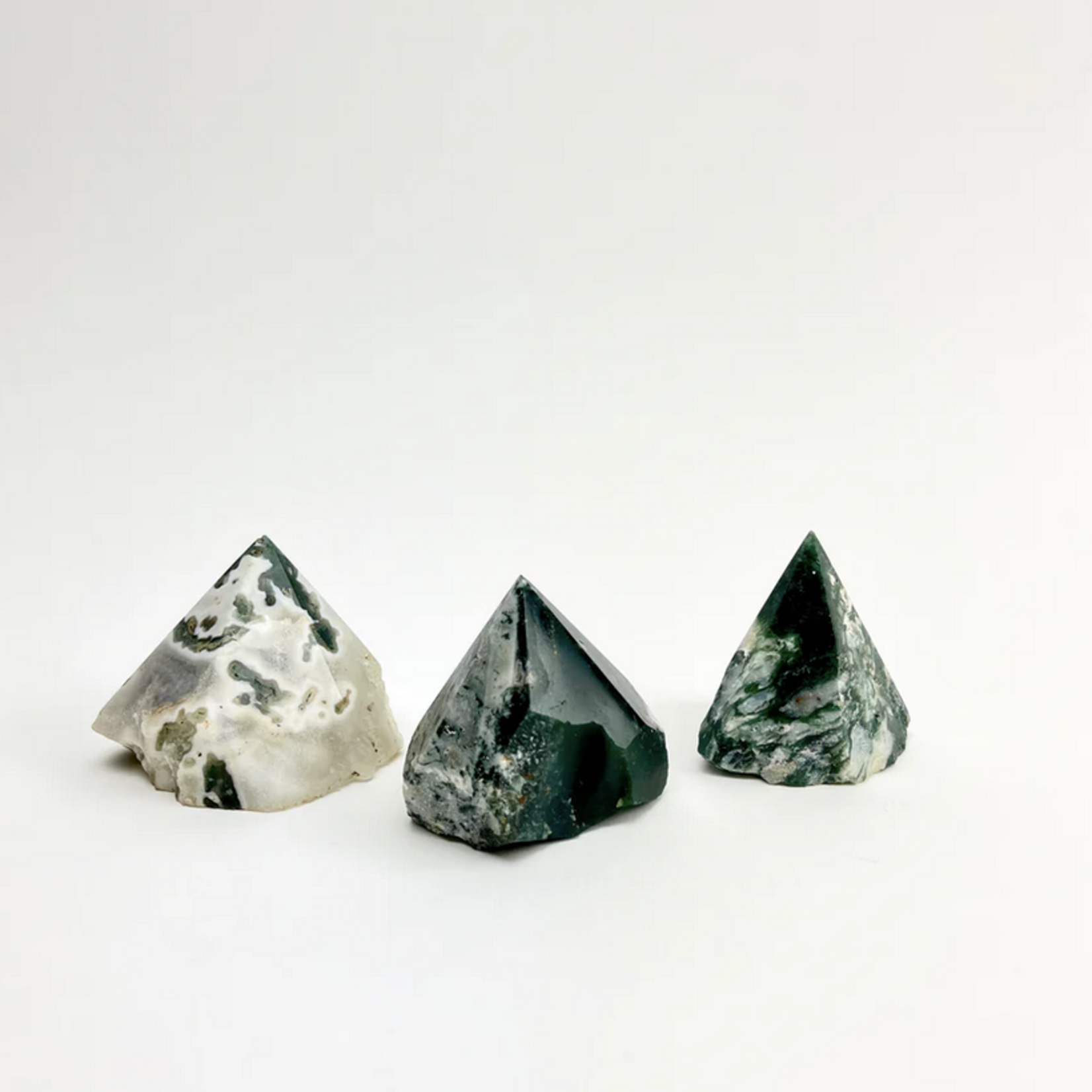 Elite Exports Moss Agate | Power Point | 45-55mm | India