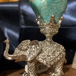 Metal Sphere Stand | Elephant Crown