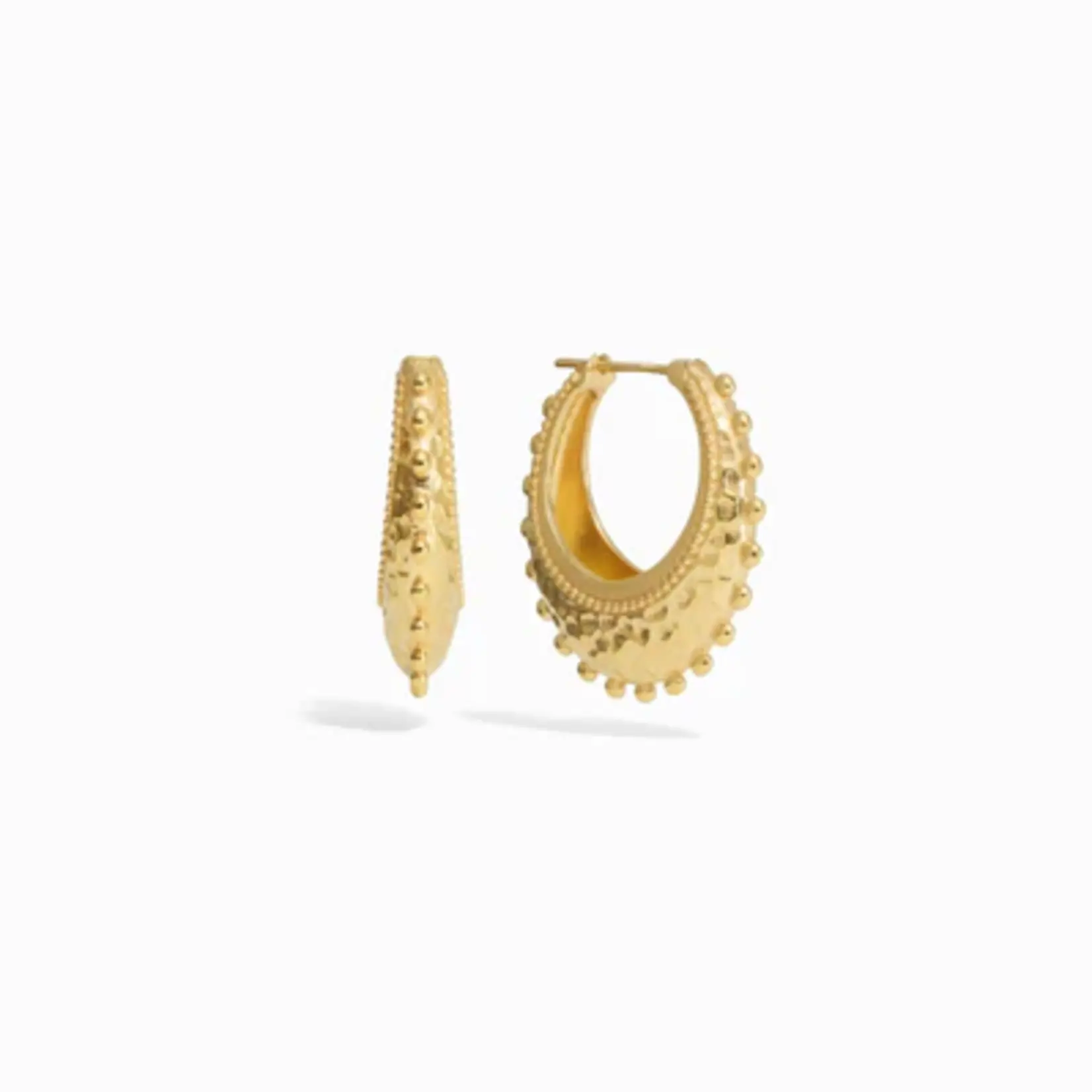 Earth Goddess Hoops · 14K Gold Vermeil