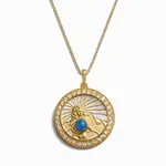 Mother Earth Goddess Necklace · 14K Gold Vermeil