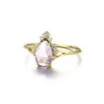 *Nirvana Amethyst Ring · Yellow Gold Vermeil