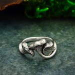 Chanterelle Mushroom Ring · Recycled Silver