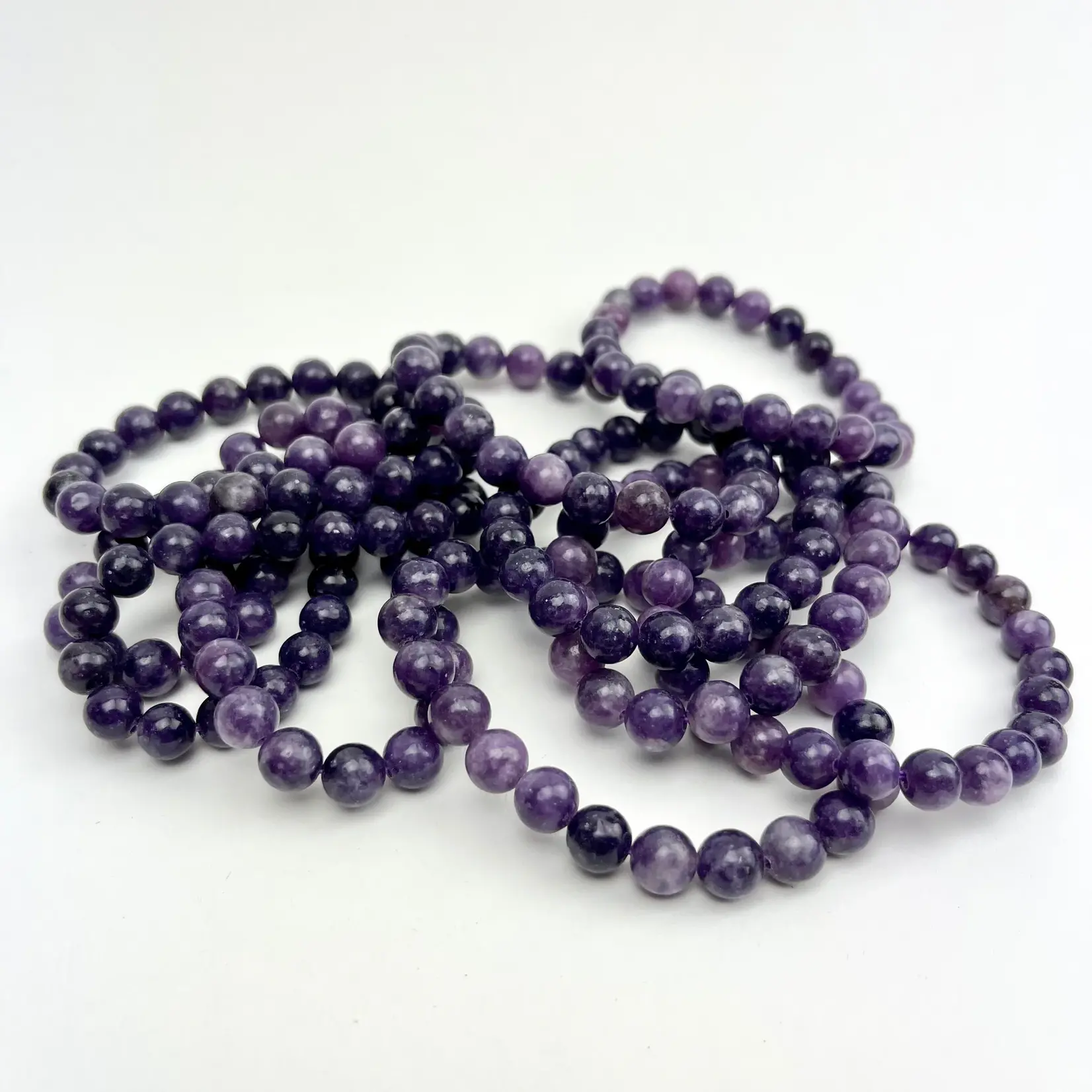 Lepidolite | 7-8mm | Healing Crystal Bracelets