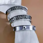 Memento Mori Ring · Sterling Silver · 8