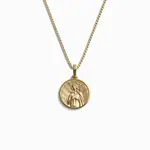 Mini Aphrodite 16-18" Box Chain Necklace · 14K Gold Vermeil