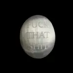 "Fuck That Shit" | Selenite Palm Stones