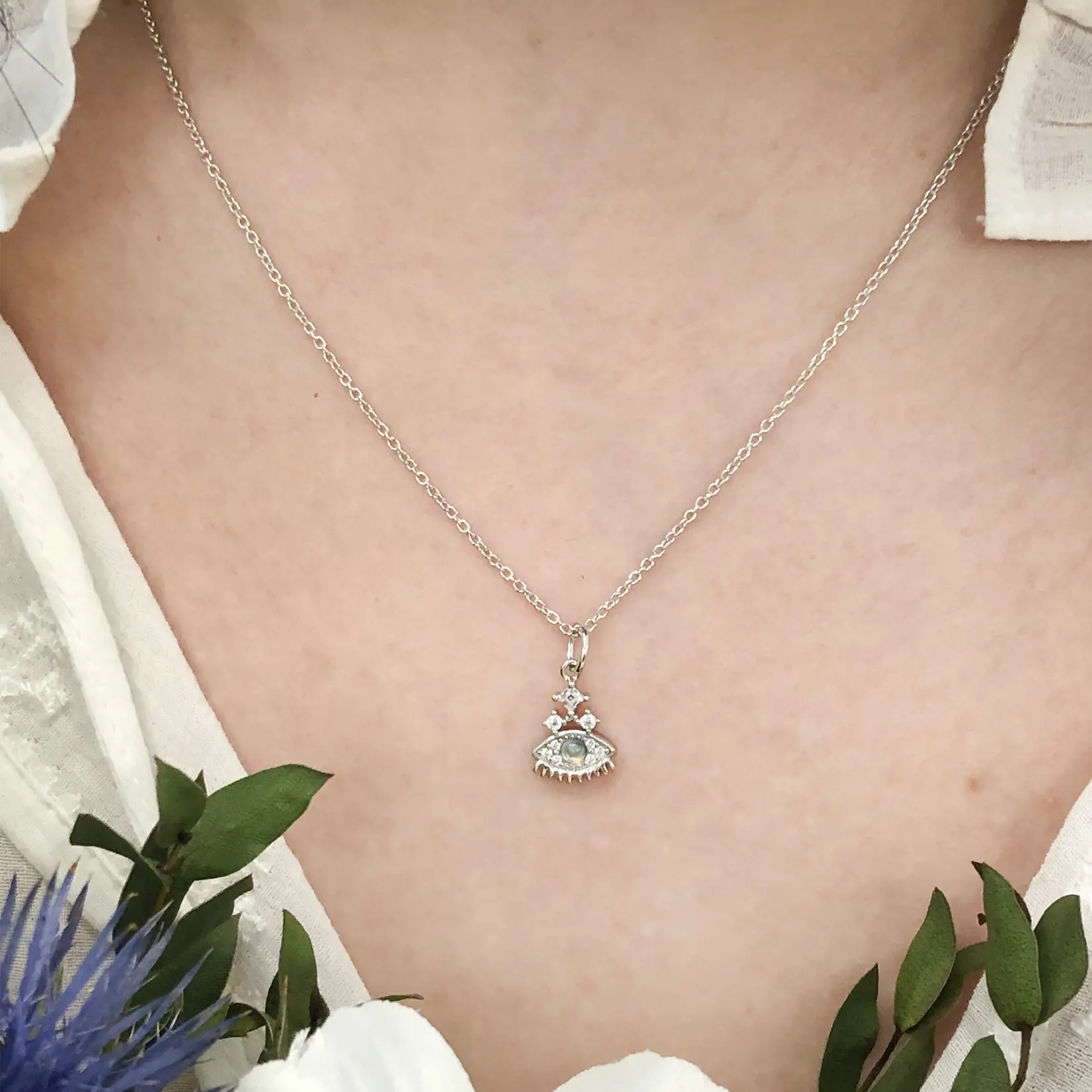 *All Seeing Eye Necklace · Silver