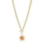 Sunbeam Necklace · Gold
