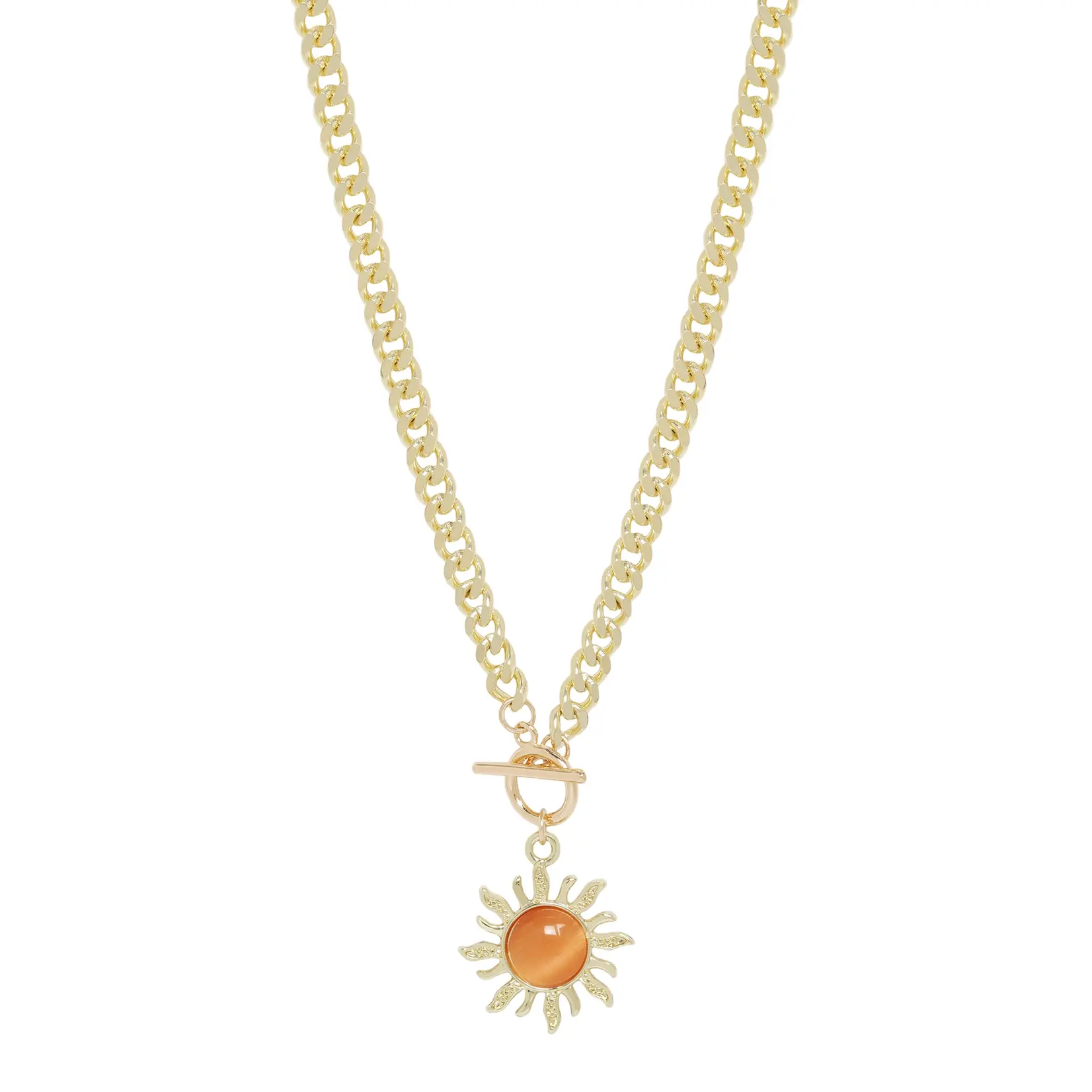 Sunbeam Necklace · Gold