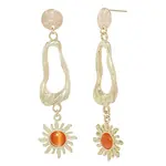 Sunbeam Earrings · Gold