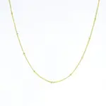 Charm Bar · Gold · Beaded Curb Chain ·