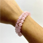 Healing Crystal Bracelet | Rose Quartz | 8-9mm